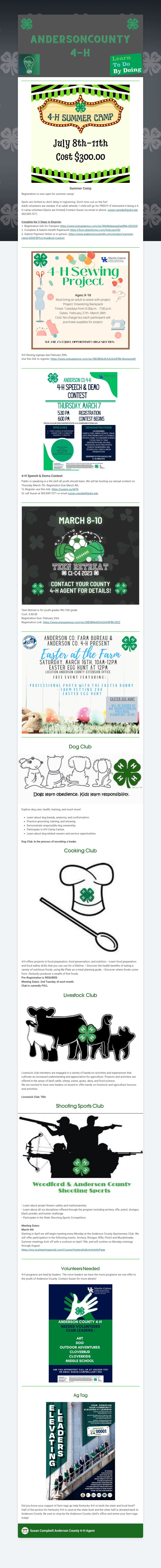 4-H February 2024 Newsletter